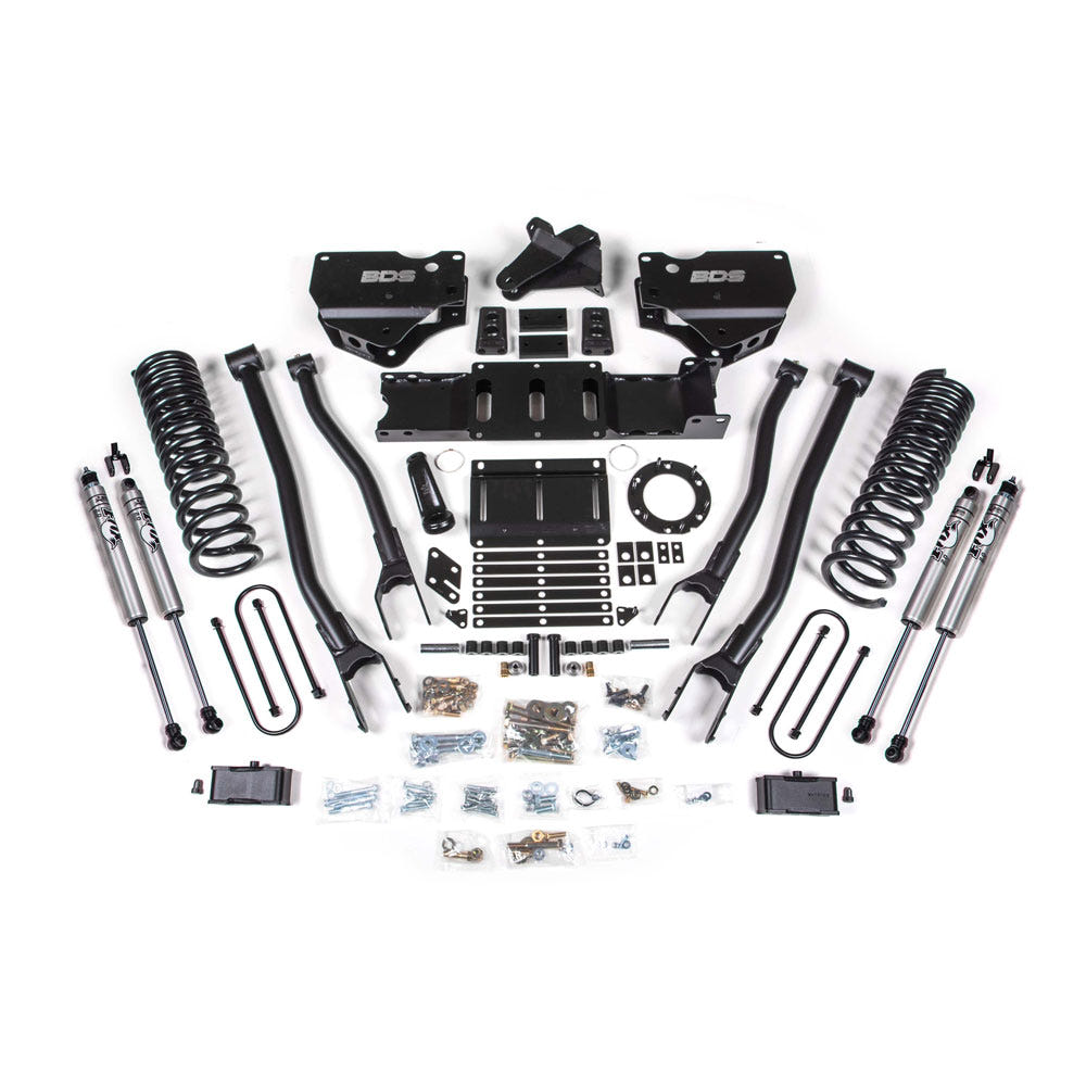 BDS Suspension 4" Radius Arm Lift Kit 19 22 Ram 6.7L Cummins 3500 w/o Factory Air