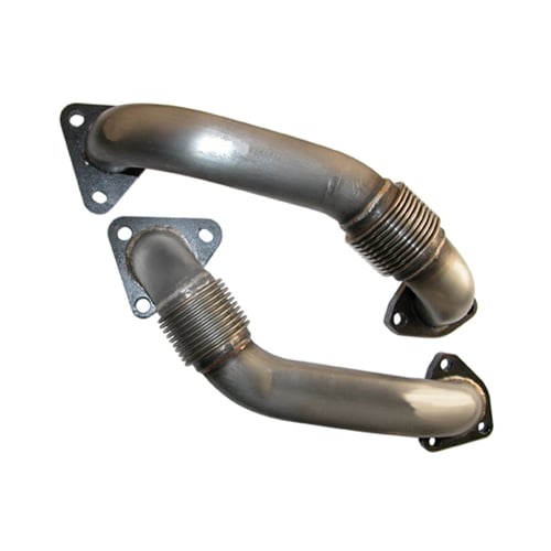 PPE 116120000 OEM Length Replacement Up-Pipes 01-04 6.6L GM Duramax