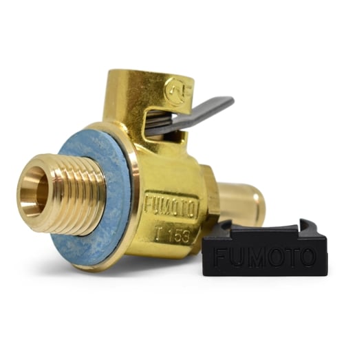 Fumoto Easy Engine Oil Drain Valve with Hose Nipple for 11-22 Ford Powerstroke and for 01-16 GM Duramax