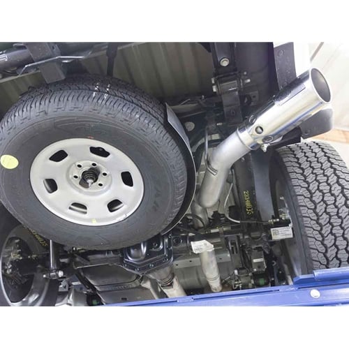 AFE Large Bore-HD 3.5" Stainless Exhaust with Polished Tip for 16-22 GM 2.8L Colorado