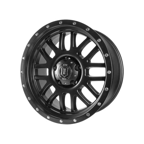 ICON Alloys 20" ALPHA Satin Black Wheel 8x6.5 Bolt Pattern