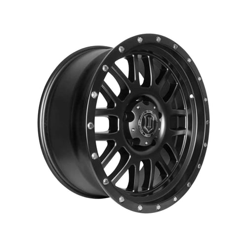 ICON Alloys 20" ALPHA Satin Black Wheel 8x6.5 Bolt Pattern