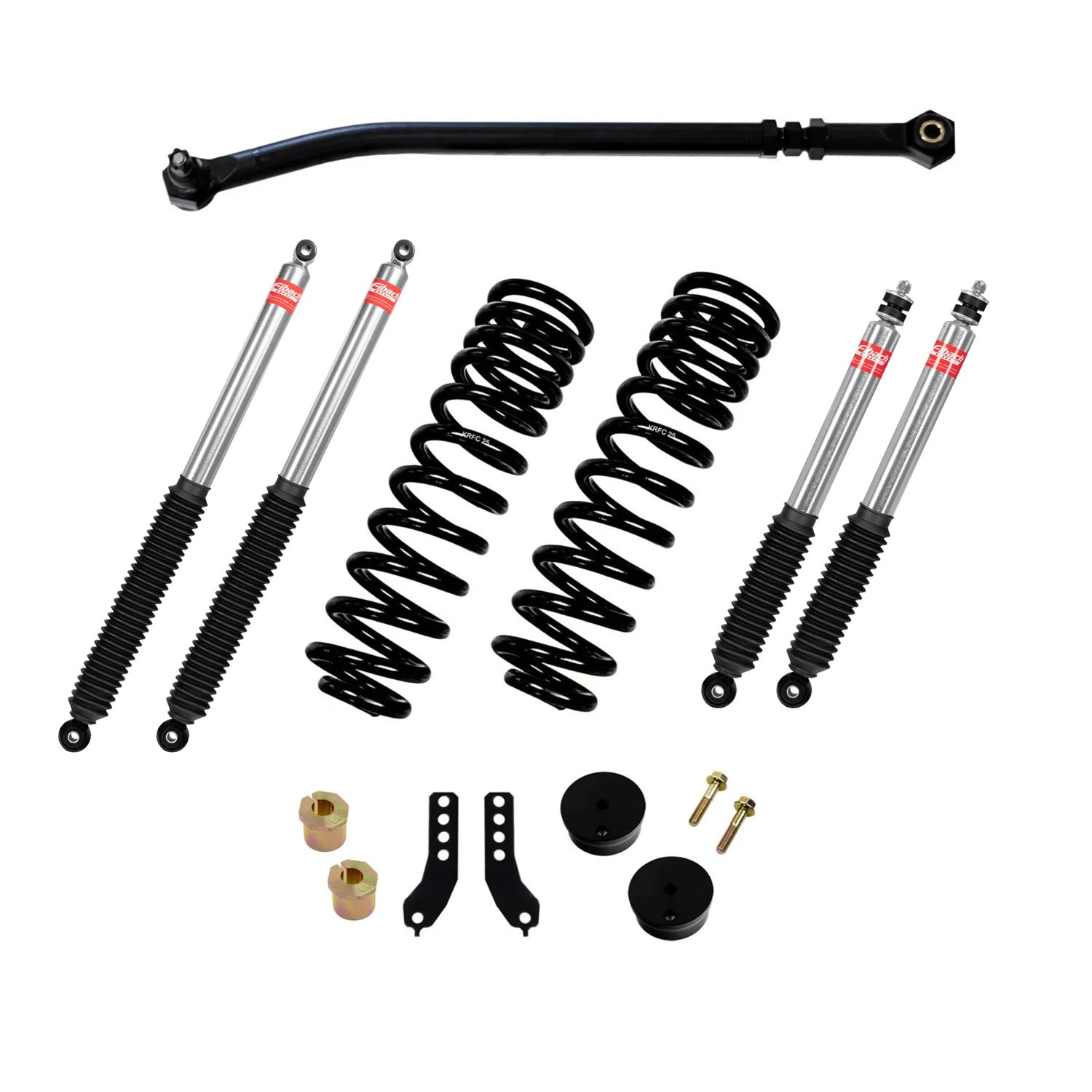 Kryptonite Stage 2 Leveling Kit With Eibach Shocks 17-22 Ford 6.7L Powerstroke