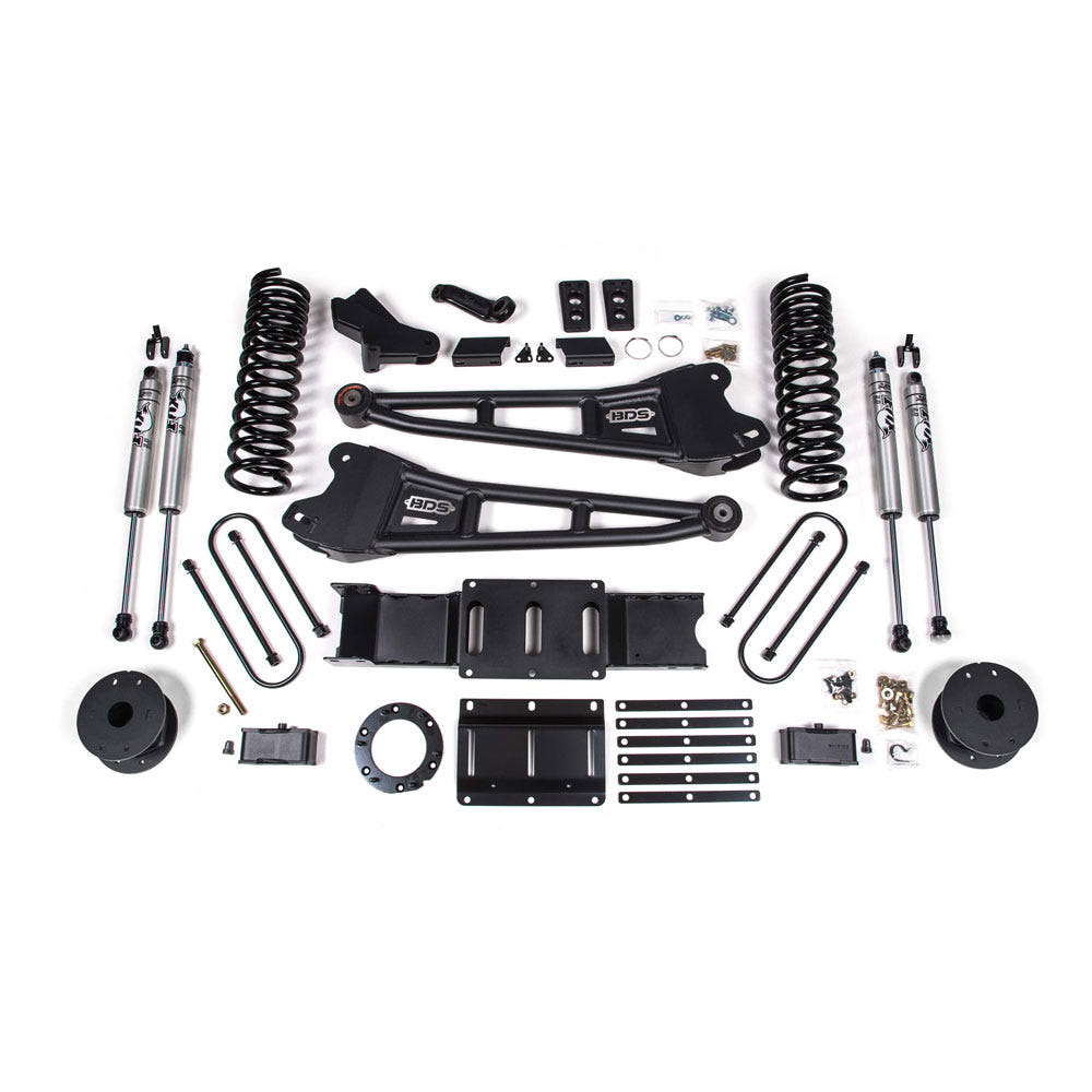 BDS Suspension 4" Radius Arm Lift Kit 19 22 Ram 6.7L Cummins 3500 w/Factory Air
