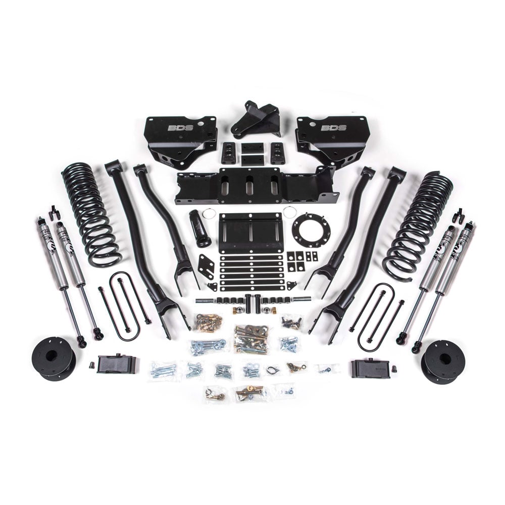 BDS Suspension 4" 4 Link Lift Kit for 19-24 Ram 6.7L Cummins 3500 w and Factory Air