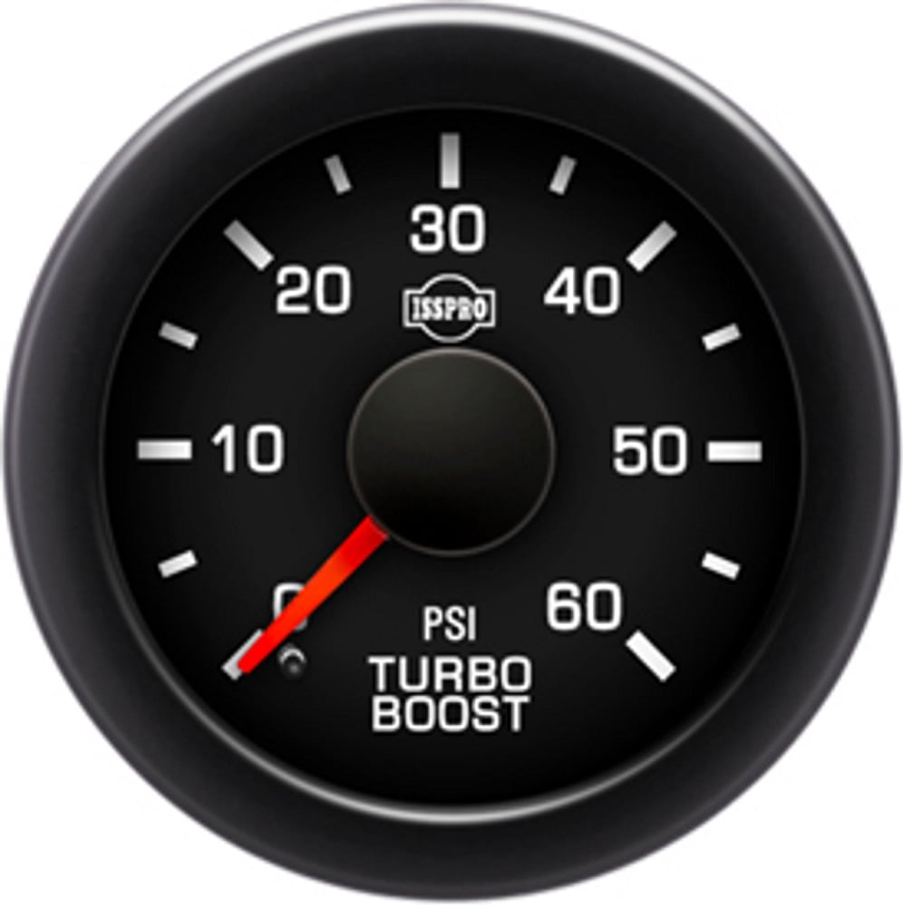 Isspro EV2 8-volt Mechanical Boost Gauge R12000-Style for 89-97 Dodge Cummins