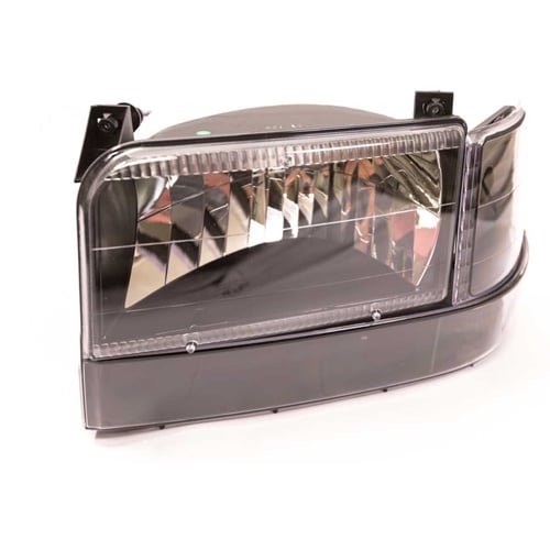 Complete Performance Six Piece Clear Black Headlight Kit for 92-96 Ford