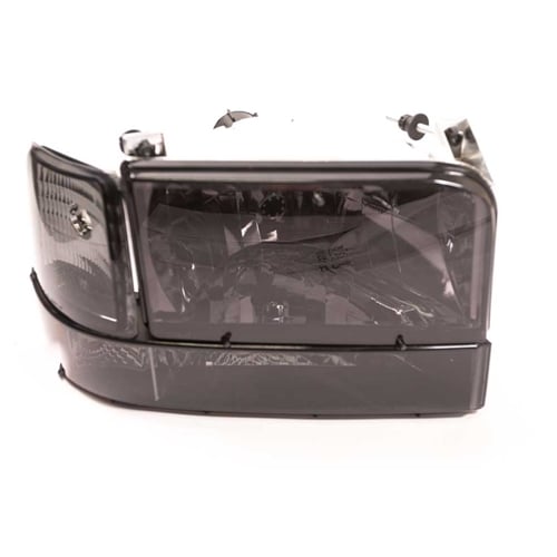 Complete Performance Six Piece Smoked Headlight Kit for 92-96 Ford