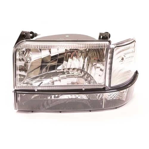 Complete Performance Six Piece Clear Headlight Kit for 92-96 Ford