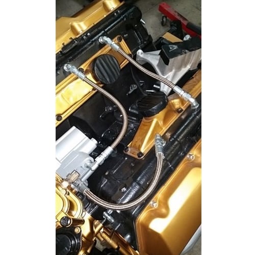 HPOP Oil Lines Hoses Set With Crossover For 1994-1997 OBS Ford 7.3L Powerstroke – 9497HP3