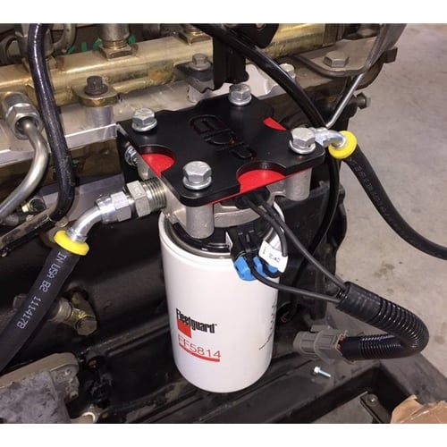 GDP MK-2 + Big Line Kit Non-Heated Fuel Filtration System for 13-18 Ram 6.7L Cummins