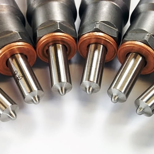 Dynomite Diesel for 10-20HP Economy Series New No Core Injector Set for 03-04 Dodge 5.9L Cummins