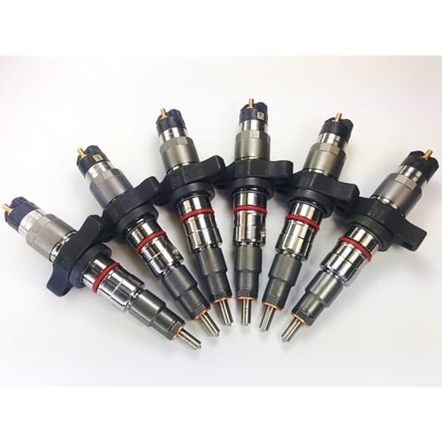 Dynomite Diesel for 10-20HP Economy Series New No Core Injector Set for 03-04 Dodge 5.9L Cummins