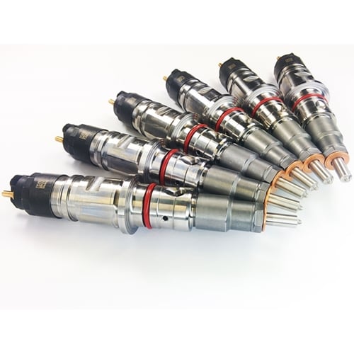 Dynomite Diesel for 10-20HP Economy Series New No Core Injector Set for 07.5-18 Ram 6.7L Cummins
