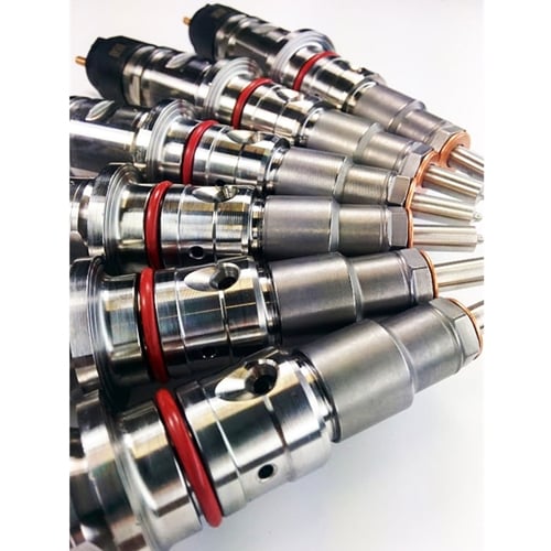 Dynomite Diesel for 10-20HP Economy Series New No Core Injector Set for 07.5-18 Ram 6.7L Cummins