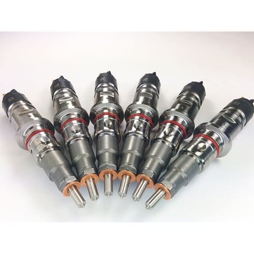 Dynomite Diesel for 10-20HP Economy Series New No Core Injector Set for 07.5-18 Ram 6.7L Cummins
