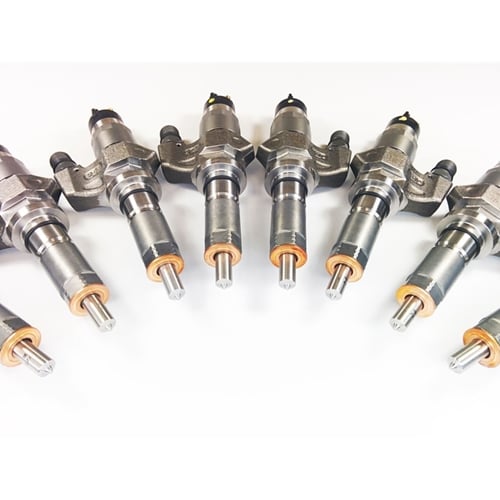 Dynomite Diesel for 10-20HP Economy Series New No Core Injector Set for 01-04 6.6L GM Duramax LB7