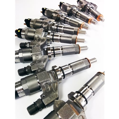 Dynomite Diesel 50 Horsepower Brand New No Core Injector Set 01 04 6.6L GM Duramax LB7