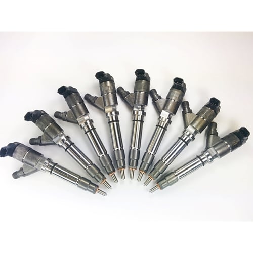 Dynomite Diesel Economy Series Remanufactured Injector Set for 07.5-10 6.6L GM Duramax LMM