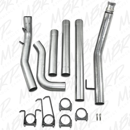 MBRP Armor Lite 4" Turbo Back Aluminized Exhaust System without Muffler for 98.5-02 Dodge 5.9L Cummins