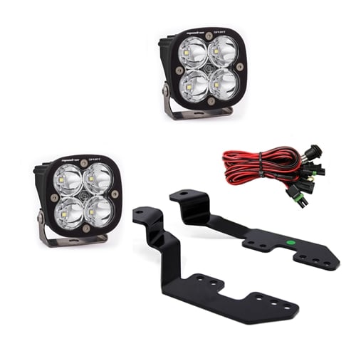 Baja Designs 447603 A-Pillar Mount Kit with Squadron Sport LED Lights for 15-19 Canyon and Colorado