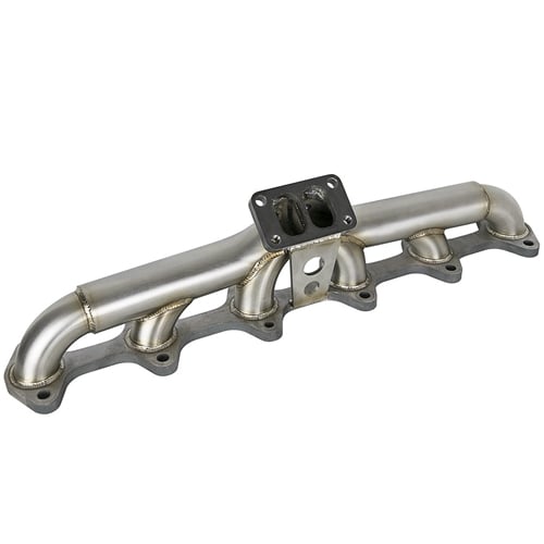AFE Twisted Steel T3 304 Stainless Exhaust Header for 98.5-02 Dodge 5.9L Cummins