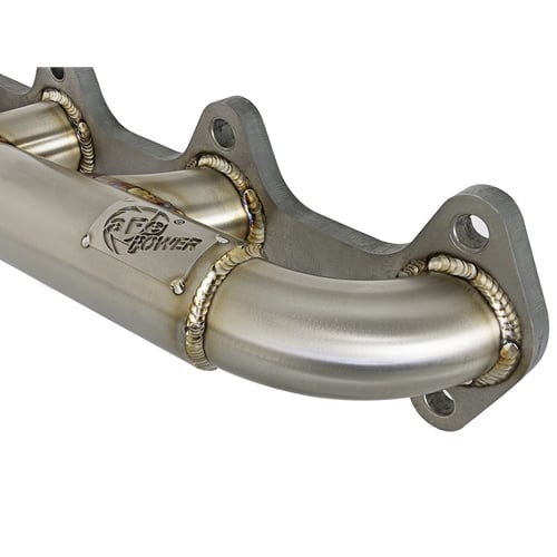 AFE Twisted Steel T4 304 Stainless Exhaust Header for 98.5-02 Dodge 5.9L Cummins