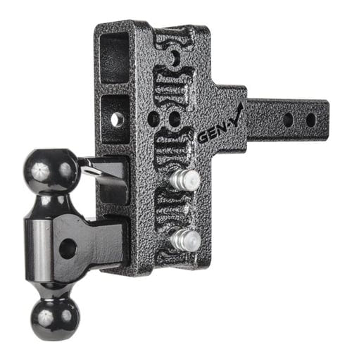Gen-Y Mega-Duty Series 10K Drop Hitch 2" Offset Shank Hitch W and Versa Ball &amp; Pintle