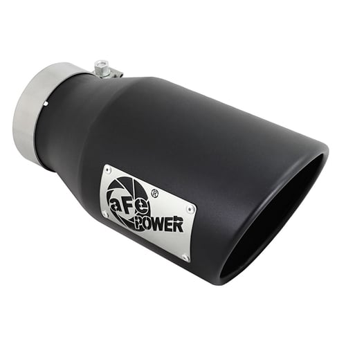 AFE Mach Force-Xp 409 Stainless Steel Exhaust Tip 4&quot; In x 6&quot; Out x 12&quot;L
