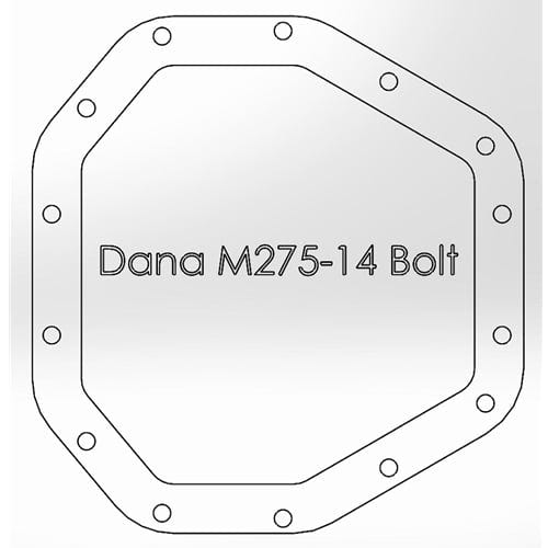 AFE Rear Differential Cover M275 14 Bolt for 17-23 Ford 6.7L Powerstroke