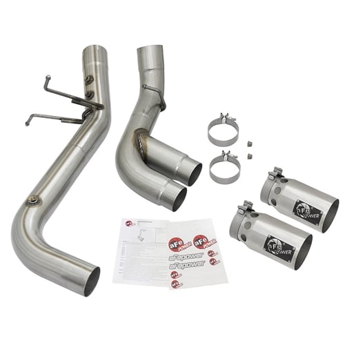AFE Rebel Series XD 4"DPF-Back Exhaust for 17-19 GM 6.6L Duramax L5P