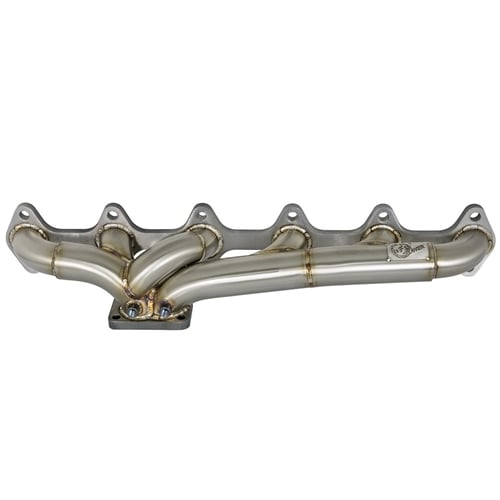 AFE Twisted Steel Stainless Steel Header with T3 Flange for 03-07 Dodge 5.9L Cummins