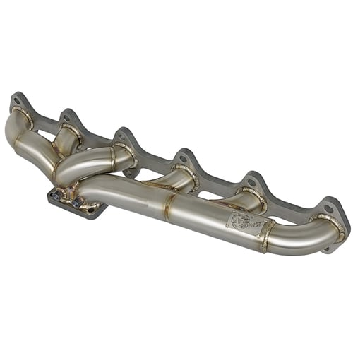 AFE Twisted Steel Stainless Steel Header with T4 Flange for 03-07 Dodge 5.9L Cummins