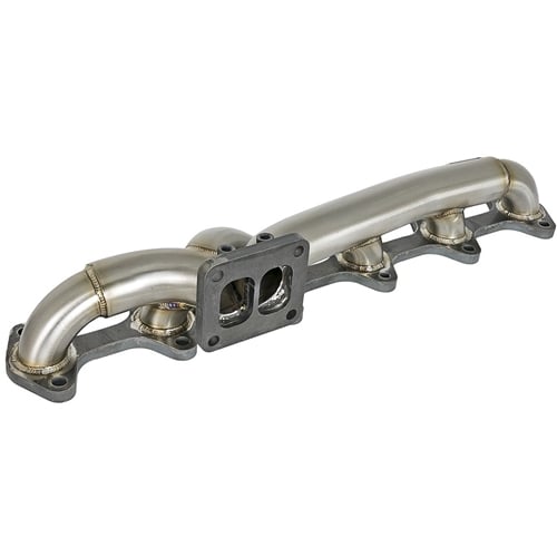 AFE Twisted Steel Stainless Steel Header with T4 Flange for 03-07 Dodge 5.9L Cummins