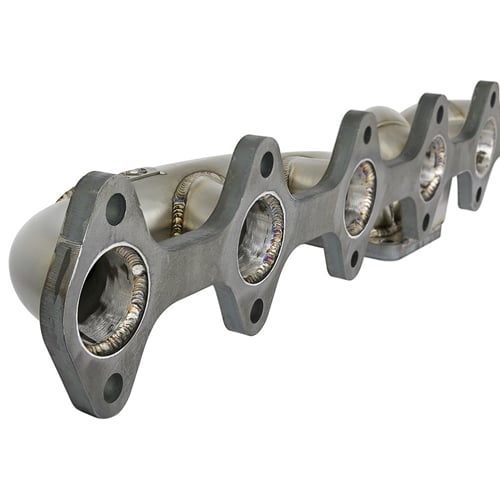 AFE Twisted Steel Stainless Steel Header with T4 Flange for 03-07 Dodge 5.9L Cummins