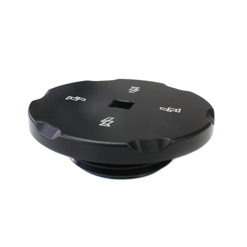 Industrial Injection Billet Black Anodized Front CP3 Access Cover for 03-18 Dodge 5.9L and 6.7L Cummins