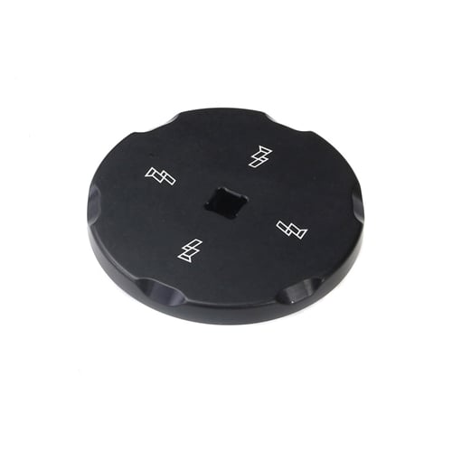 Industrial Injection Billet Black Anodized Front CP3 Access Cover for 03-18 Dodge 5.9L and 6.7L Cummins
