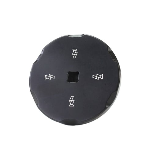 Industrial Injection Billet Black Anodized Front CP3 Access Cover for 03-18 Dodge 5.9L and 6.7L Cummins