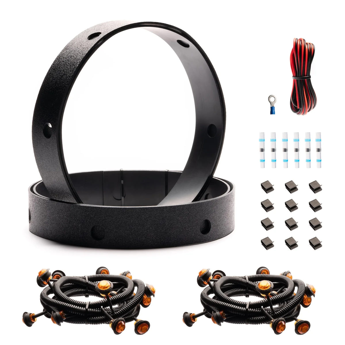 Customs Unlimited Rocker Running Light Kit for 10-18 Ram 6.7L Cummins 2500 and 3500