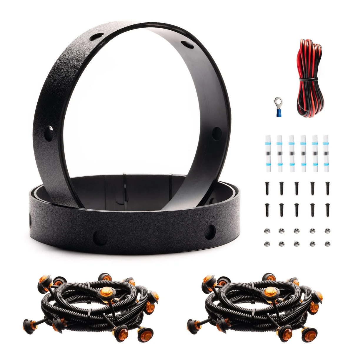 Customs Unlimited Rocker Running Light Kit for 10-18 Ram 6.7L Cummins 2500 and 3500