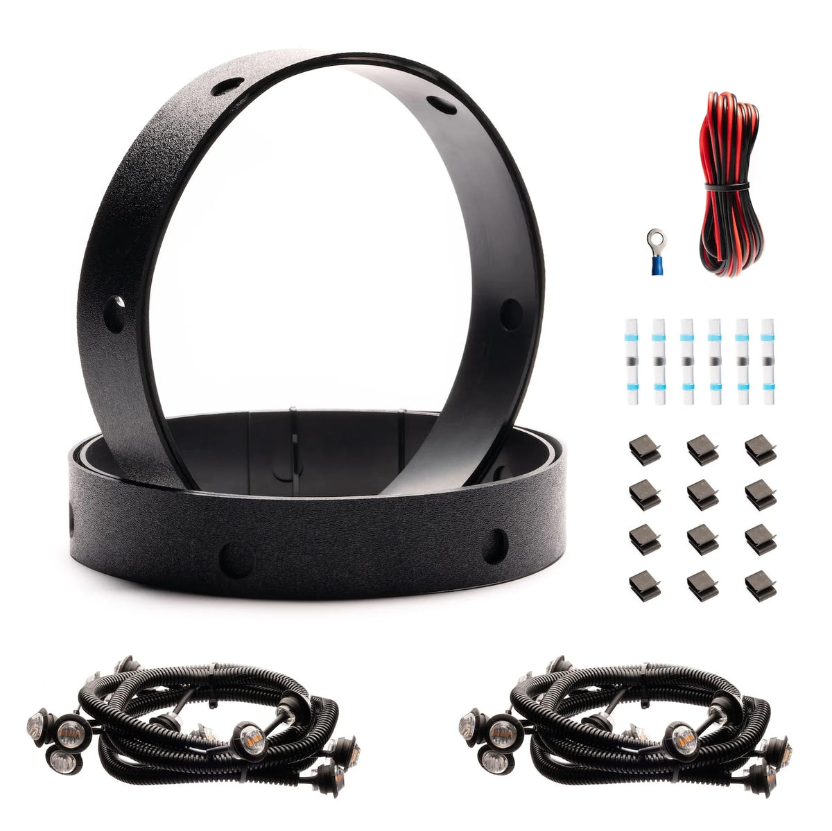 Customs Unlimited Rocker Running Light Kit for 10-18 Ram 6.7L Cummins 2500 and 3500