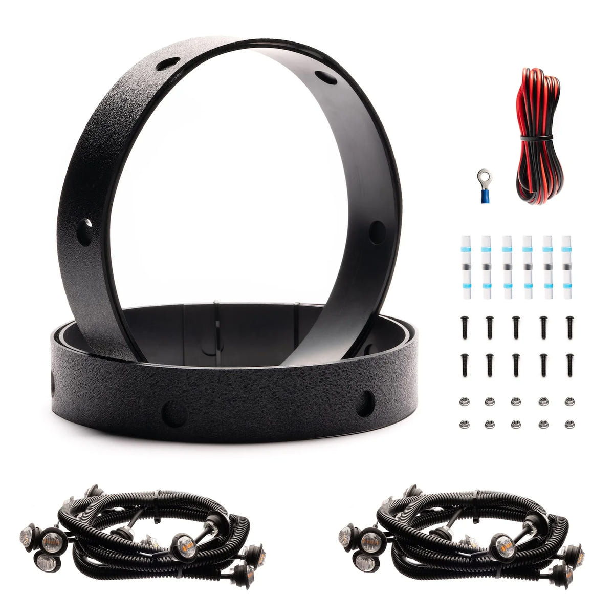 Customs Unlimited Rocker Running Light Kit for 10-18 Ram 6.7L Cummins 2500 and 3500