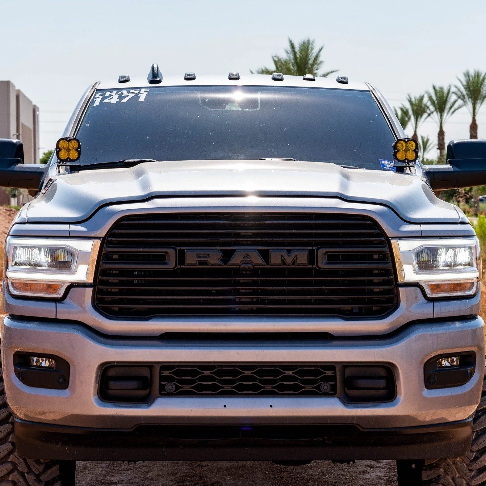SDHQ Built A-Pillar Light Mounts for 19-25 Ram 2500 and 3500