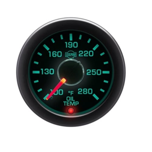 Isspro EV2 Electronic Engine Oil Temperature Gauge And Sensor R14000-Style