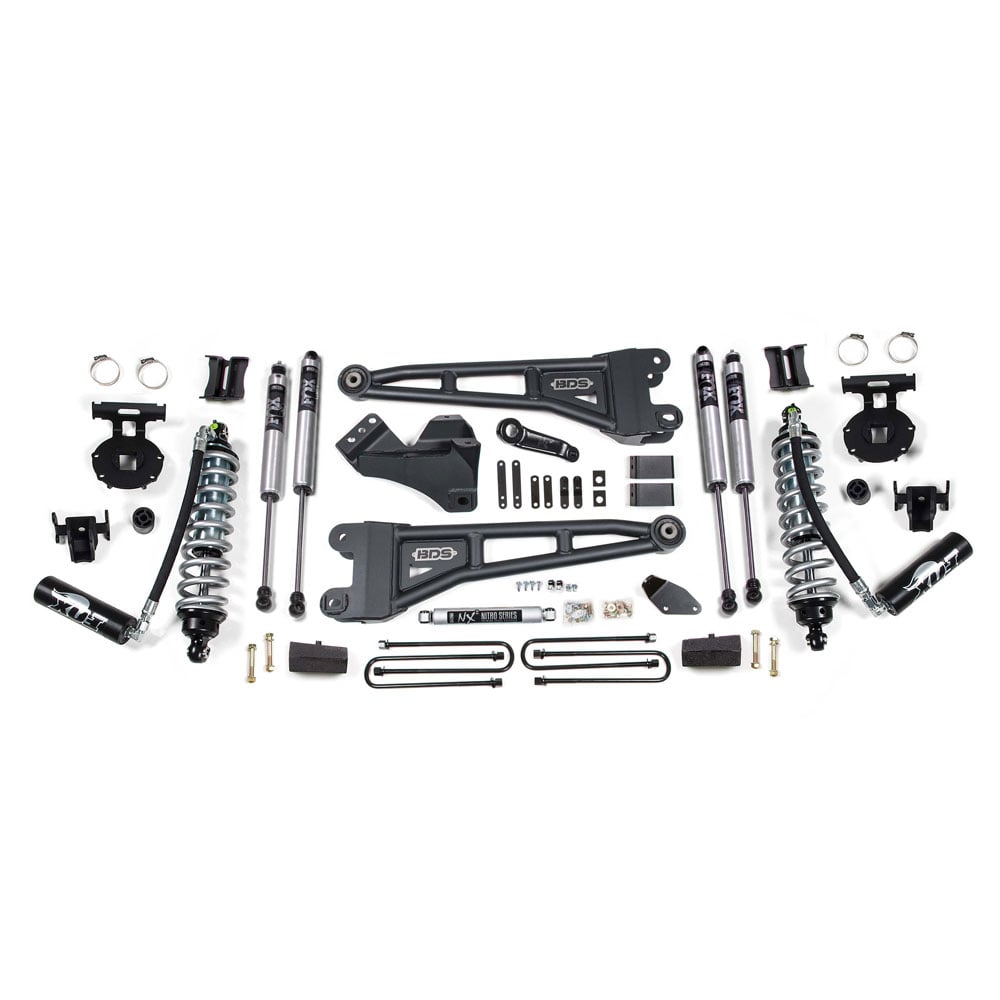 BDS Suspension 6" Radius Arm Coilover Suspension System for 08-10 Ford 6.4L Powerstroke F250 and F350