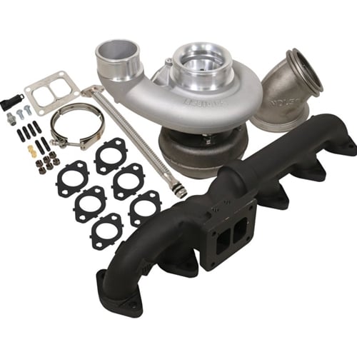 BD Iron Horn Series S364SXE and 76 1.00AR Turbo Kit for 03-07 Ram 5.9L Cummins