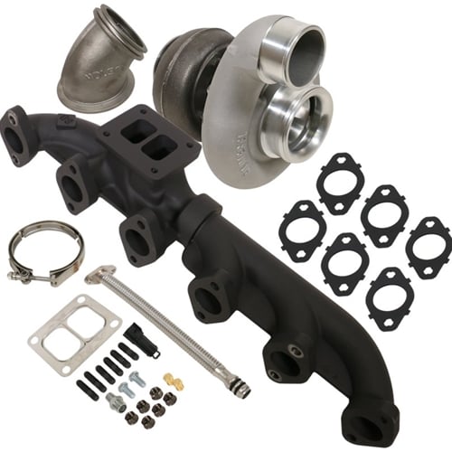 BD 1045171 Iron Horn Series S364SXE and 76 .91AR Turbo Kit for 03-07 Ram 5.9L Cummins