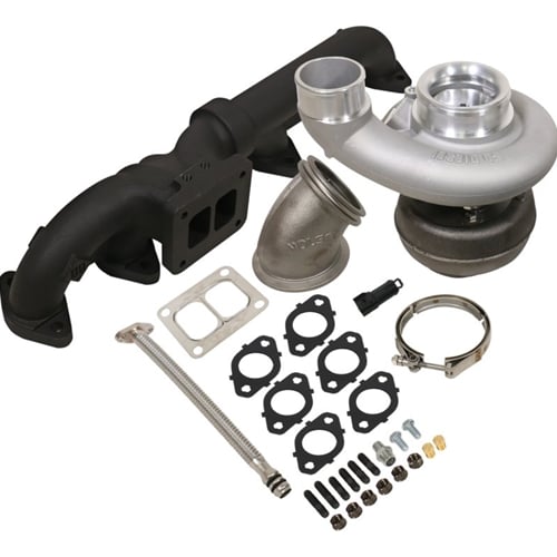 BD Iron Horn Series S361SXE and 76 .91AR Turbo Kit for 03-07 Ram 5.9L Cummins