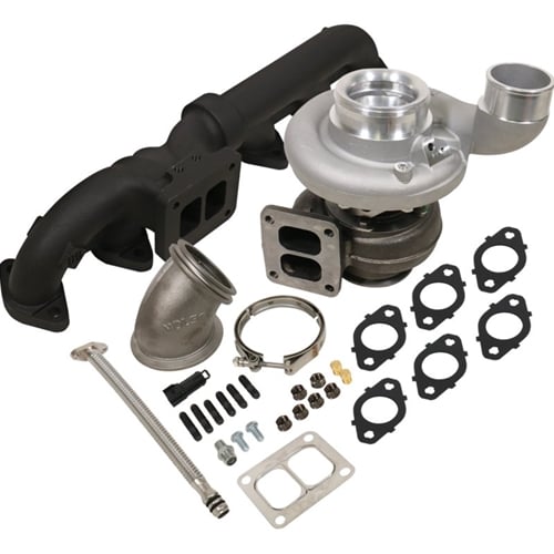 BD Iron Horn Series S363SXE and 76 .91AR Turbo Kit for 03-07 Ram 5.9L Cummins