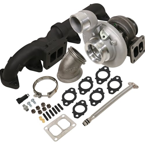 BD Iron Horn Series S363SXE and 80 .91AR Turbo Kit for 03-07 Ram 5.9L Cummins